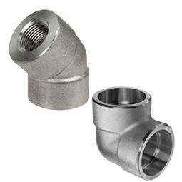 45 and 90 Degree Elbow High Pressure Forged Fittings